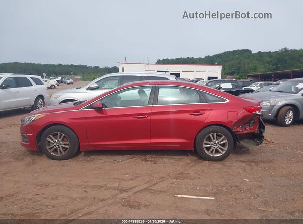 5NPE24AF0HH515301 2017 HYUNDAI SONATA Red Widok wnętrza 360 stopni
