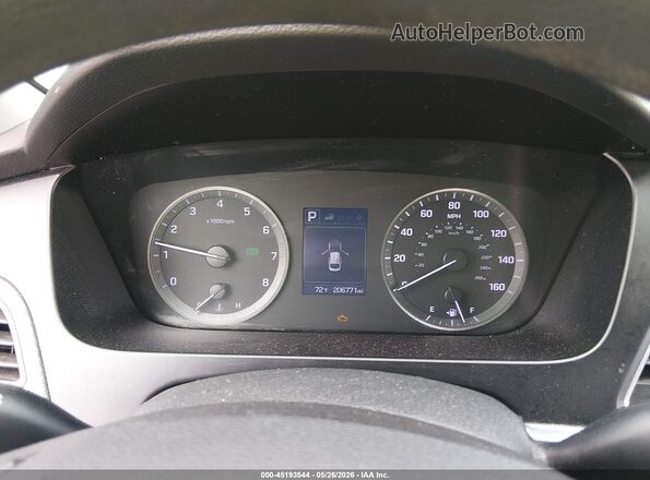 5NPE24AF0HH532096 2017 HYUNDAI SONATA Black Հետևի նստատեղերի տեսք