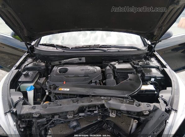 5NPE24AF0HH532096 2017 HYUNDAI SONATA Black Հետևի տեսք