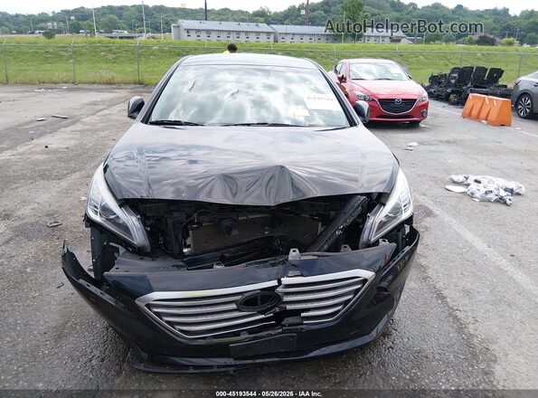5NPE24AF0HH532096 2017 HYUNDAI SONATA Black Սարքավորումների վահանակի տեսք