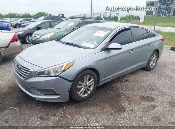 5NPE24AF0HH543762 2017 HYUNDAI SONATA Silver Przód lewy
