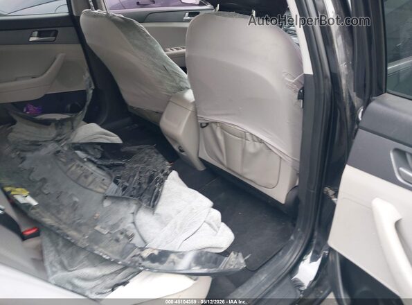 5NPE24AF0HH572887 2017 HYUNDAI SONATA Black Widok naklejki z numerem VIN