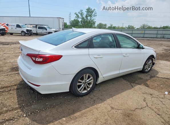 5NPE24AF0HH586627 2017 HYUNDAI SONATA White Задня права чверть