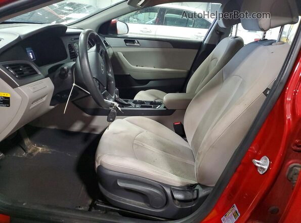 5NPE24AF0HH587146 2017 HYUNDAI SONATA Red 