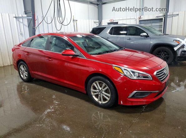 5NPE24AF0HH587146 2017 HYUNDAI SONATA Red 