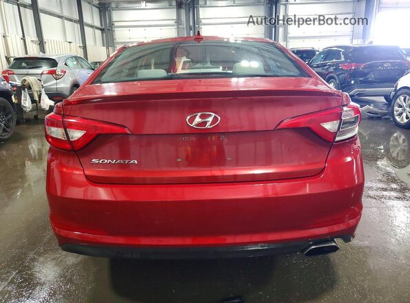 5NPE24AF0HH587146 2017 HYUNDAI SONATA Red 