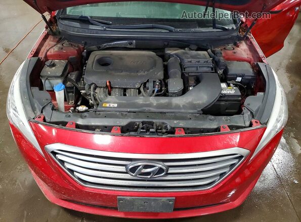 5NPE24AF0HH587146 2017 HYUNDAI SONATA Red 