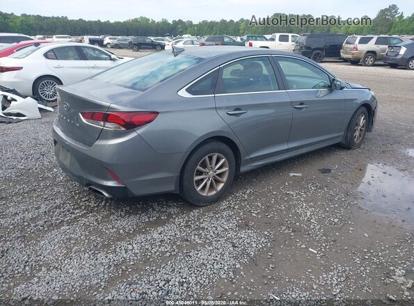 5NPE24AF0JH660098 2018 HYUNDAI SONATA Gray 