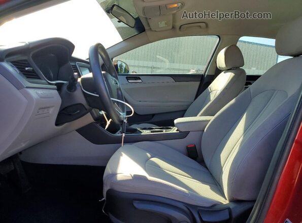 5NPE24AF0JH695966 2018 HYUNDAI SONATA Burgundy 