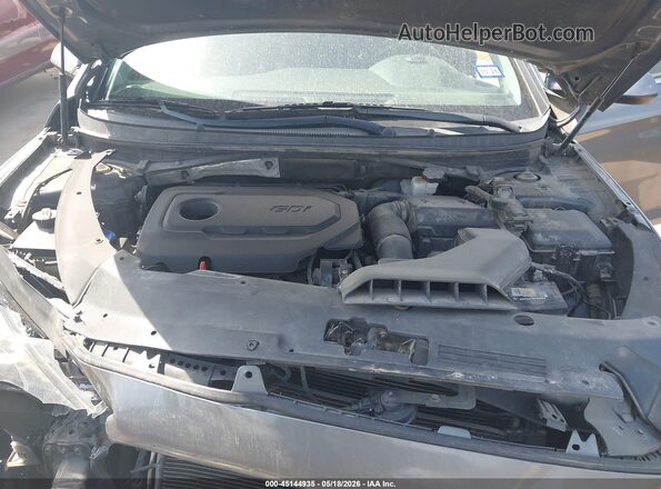 5NPE24AF0JH705315 2018 HYUNDAI SONATA Серый Вид сзади