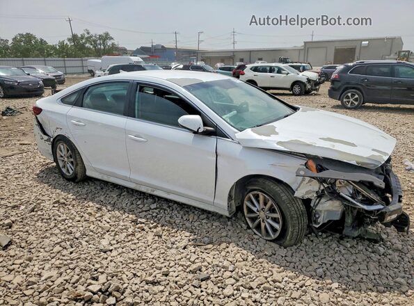 5NPE24AF0KH739109 2019 HYUNDAI SONATA White 