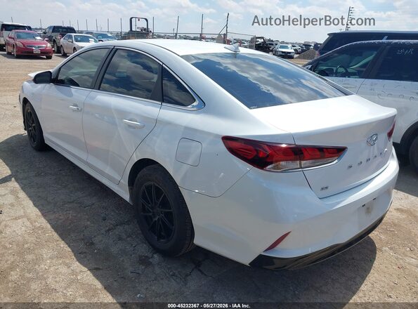 5NPE24AF0KH746190 2019 HYUNDAI SONATA White Задня ліва чверть