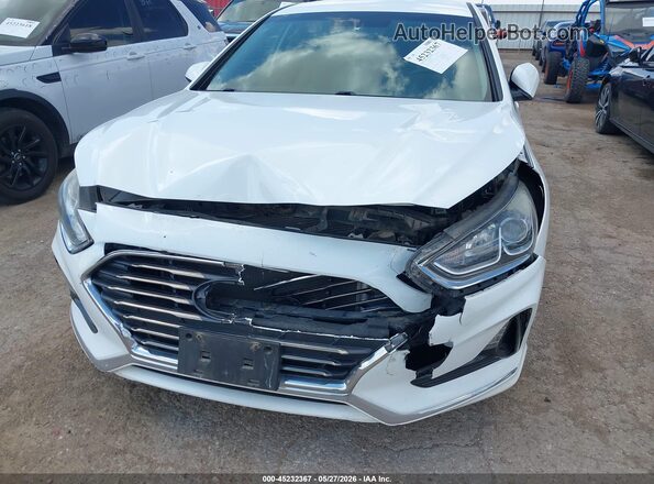 5NPE24AF0KH746190 2019 HYUNDAI SONATA White Вид спереду