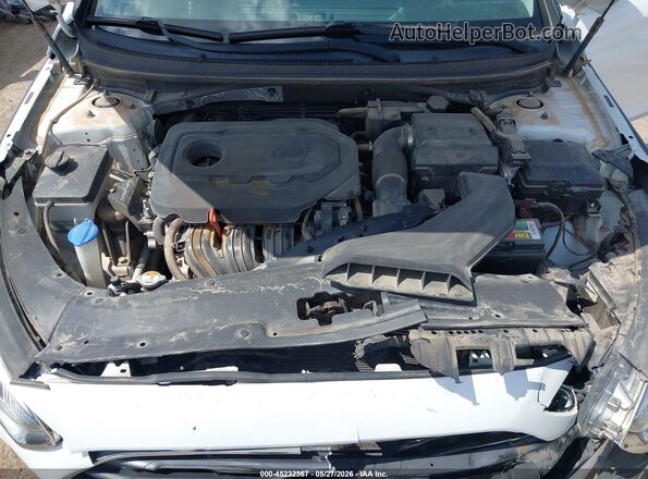 5NPE24AF0KH746190 2019 HYUNDAI SONATA White Вид ззаду