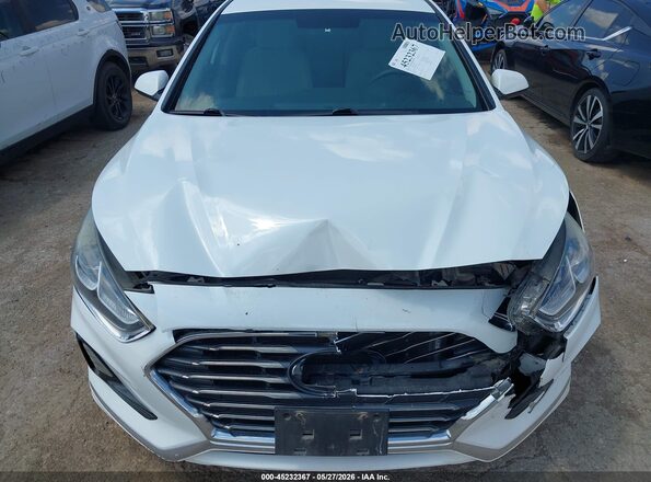 5NPE24AF0KH746190 2019 HYUNDAI SONATA White Вид щитка приладів