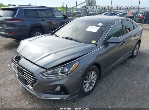 5NPE24AF0KH803603 2019 HYUNDAI SONATA Gray Vista tres cuartos delantera izquierda