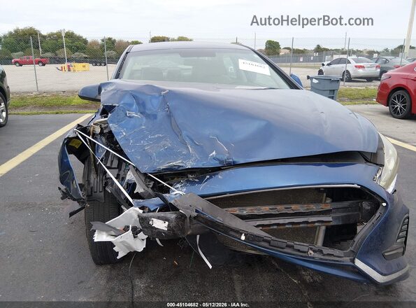 5NPE24AF0KH806100 2019 HYUNDAI SONATA Blue 