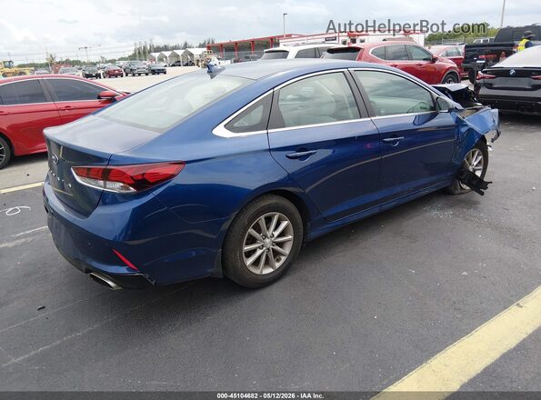 5NPE24AF0KH806100 2019 HYUNDAI SONATA Blue 