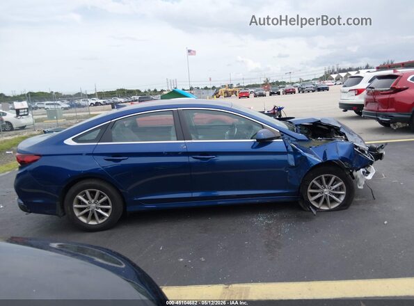 5NPE24AF0KH806100 2019 HYUNDAI SONATA Blue 