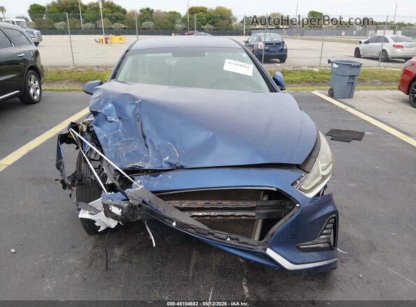 5NPE24AF0KH806100 2019 HYUNDAI SONATA Blue 