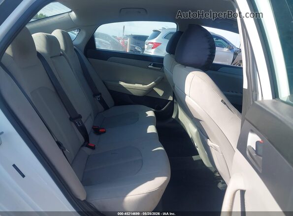 5NPE24AF0KH819980 2019 HYUNDAI SONATA White Widok naklejki z numerem VIN