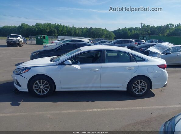 5NPE24AF0KH819980 2019 HYUNDAI SONATA White Widok wnętrza 360 stopni