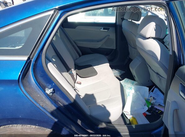 5NPE24AF1GH342256 2016 HYUNDAI SONATA Blue VIN კოდის სტიკერის ხედი