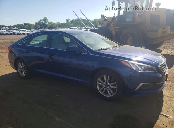 5NPE24AF1GH411415 2016 HYUNDAI SONATA Blue 