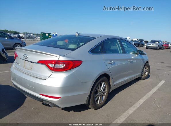 5NPE24AF1GH430658 2016 HYUNDAI SONATA Silver Tył prawy