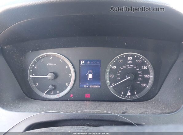 5NPE24AF1GH430658 2016 HYUNDAI SONATA Silver Widok tylnych siedzeń
