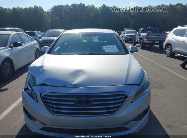 5NPE24AF1GH430658 2016 HYUNDAI SONATA Silver Widok zestawu wskaźników
