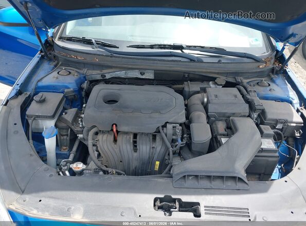 5NPE24AF1JH604056 2018 HYUNDAI SONATA Blue 