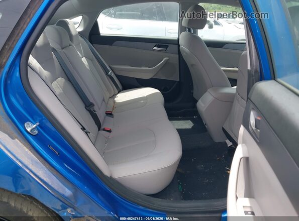 5NPE24AF1JH604056 2018 HYUNDAI SONATA Blue 