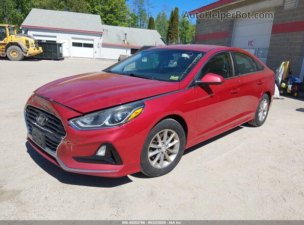 5NPE24AF1JH642967 2018 HYUNDAI SONATA Red Przód lewy