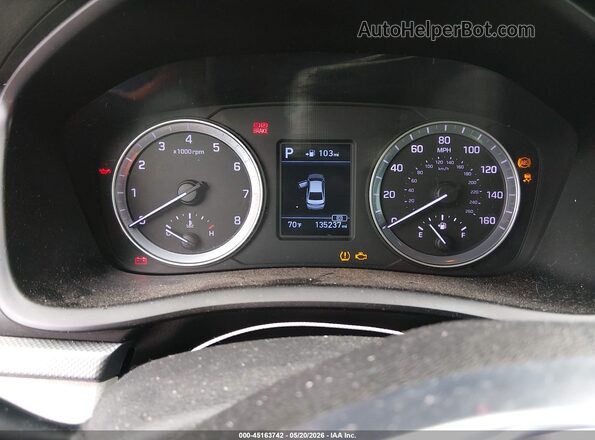 5NPE24AF1JH700415 2018 HYUNDAI SONATA White Vista de los asientos traseros