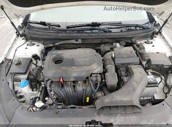 5NPE24AF1JH700415 2018 HYUNDAI SONATA White Vista trasera