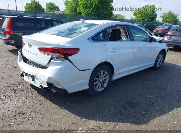 5NPE24AF1KH744612 2019 HYUNDAI SONATA White Trasero derecho