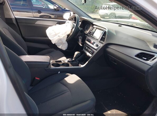 5NPE24AF1KH744612 2019 HYUNDAI SONATA White Vista interior delantera