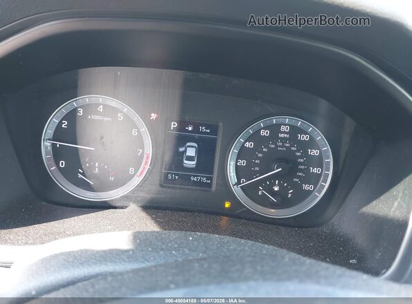 5NPE24AF1KH744612 2019 HYUNDAI SONATA White Vista de los asientos traseros