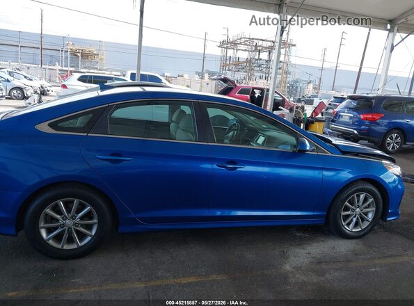 5NPE24AF1KH770563 2019 HYUNDAI SONATA Blue Սալոնի 360 աստիճան տեսք