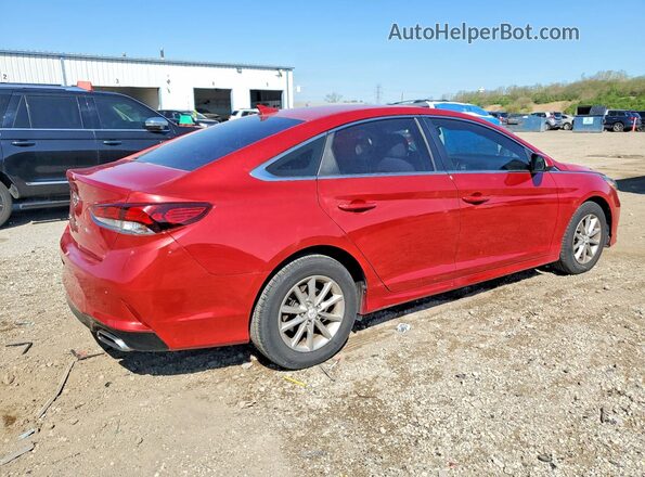 5NPE24AF1KH773575 2019 HYUNDAI SONATA Burgundy უკანა მარჯვენა