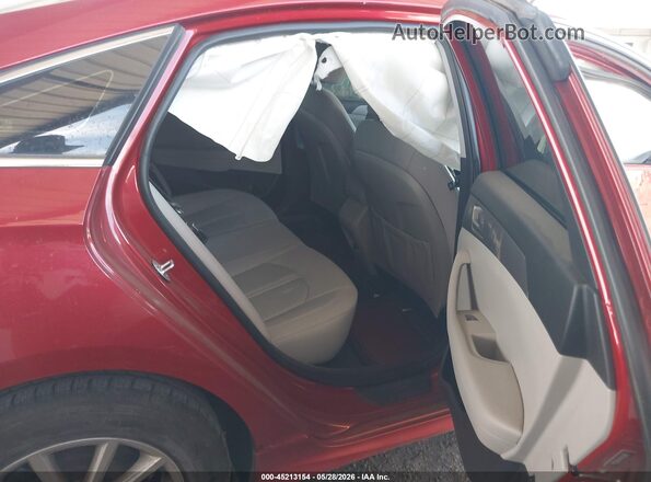 5NPE24AF1KH782566 2019 HYUNDAI SONATA Red VIN sticker view