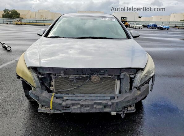 5NPE24AF2HH447499 2017 HYUNDAI SONATA Silver წინა ხედი
