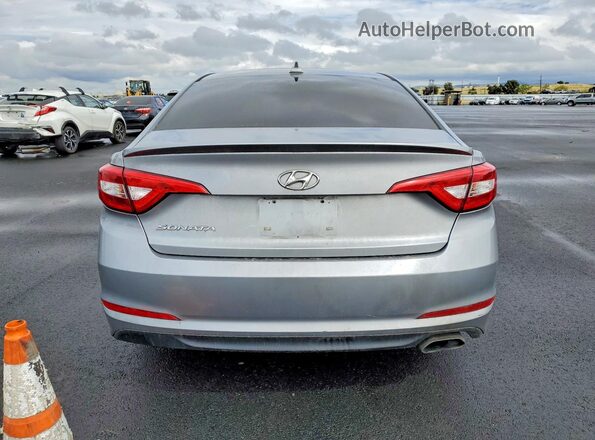5NPE24AF2HH447499 2017 HYUNDAI SONATA Silver უკანა ხედი
