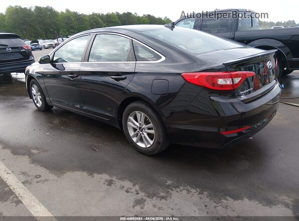 5NPE24AF2HH490837 2017 HYUNDAI SONATA Black Tył lewy