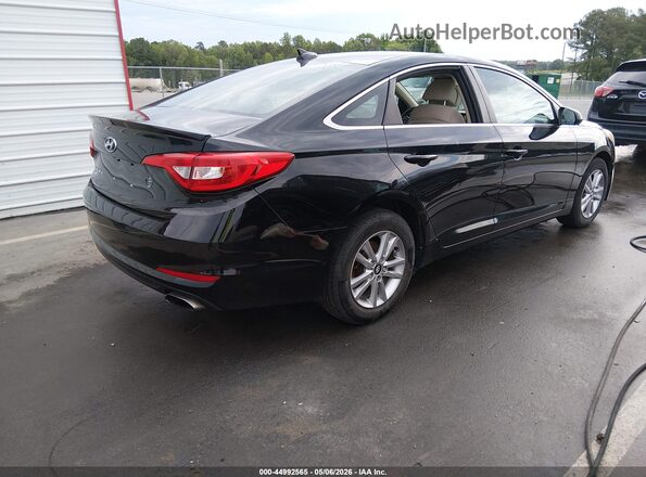 5NPE24AF2HH490837 2017 HYUNDAI SONATA Black Tył prawy