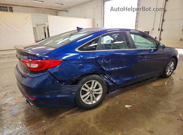 5NPE24AF2HH546159 2017 HYUNDAI SONATA Синий Задняя правая четверть
