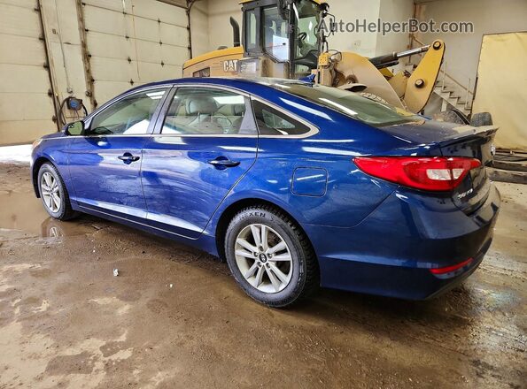 5NPE24AF2HH546159 2017 HYUNDAI SONATA Синий Задняя левая четверть