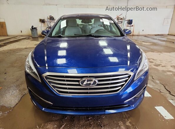 5NPE24AF2HH546159 2017 HYUNDAI SONATA Синий Вид спереди