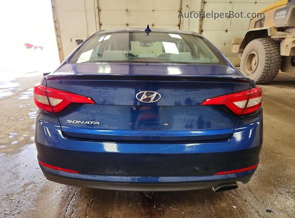5NPE24AF2HH546159 2017 HYUNDAI SONATA Синий Вид сзади